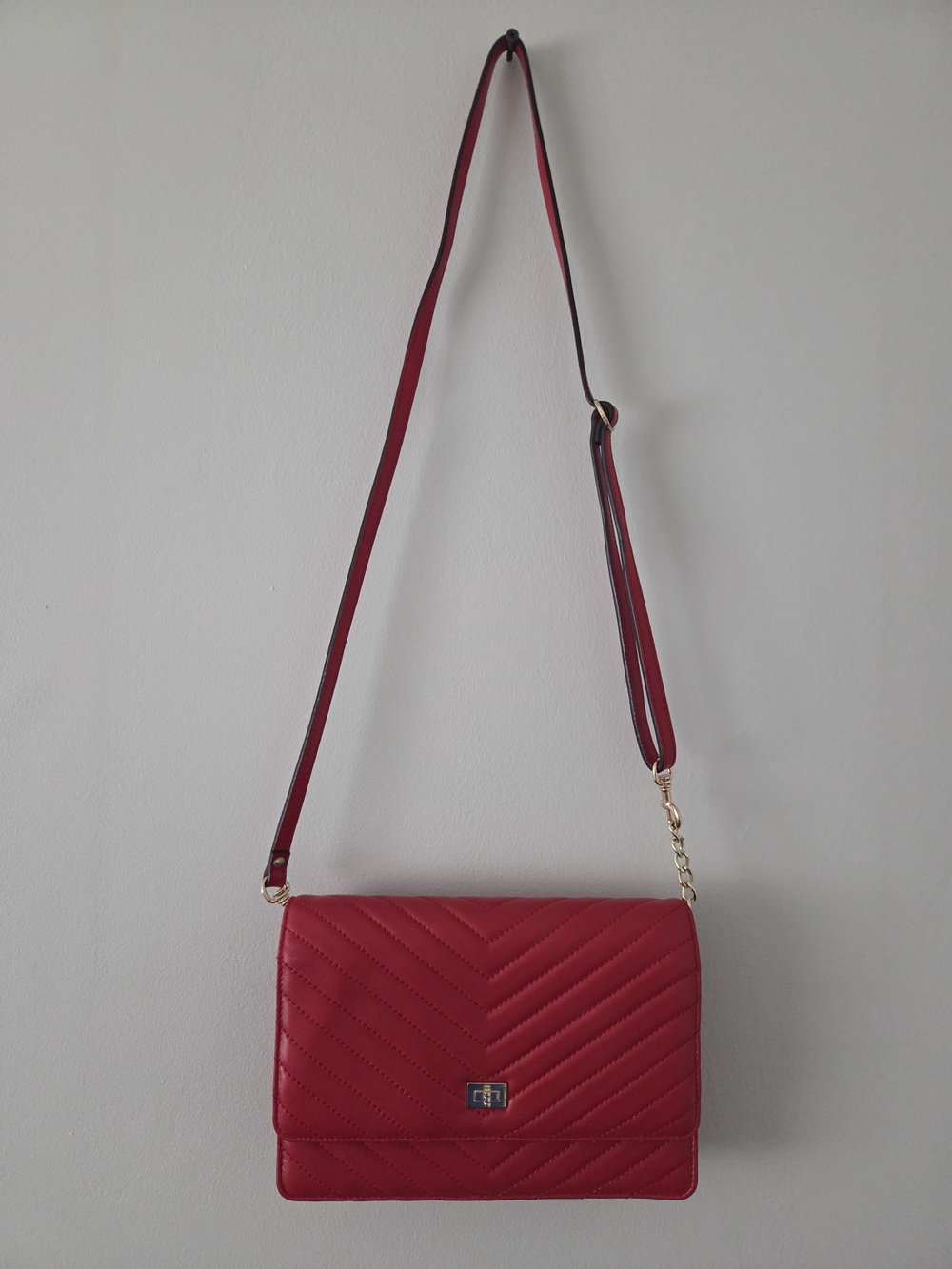 Red Quilted Bag